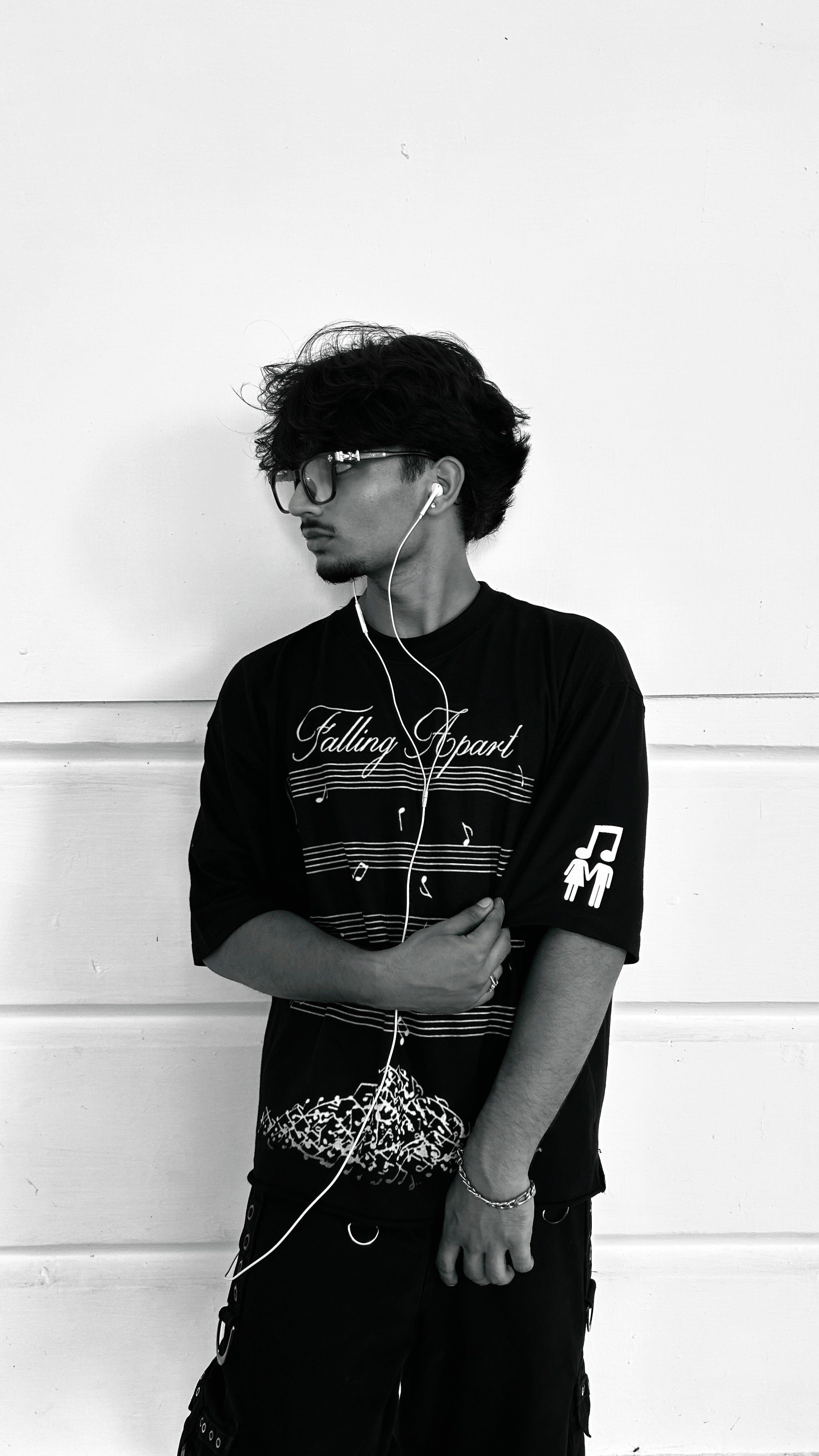 falling apart music tee