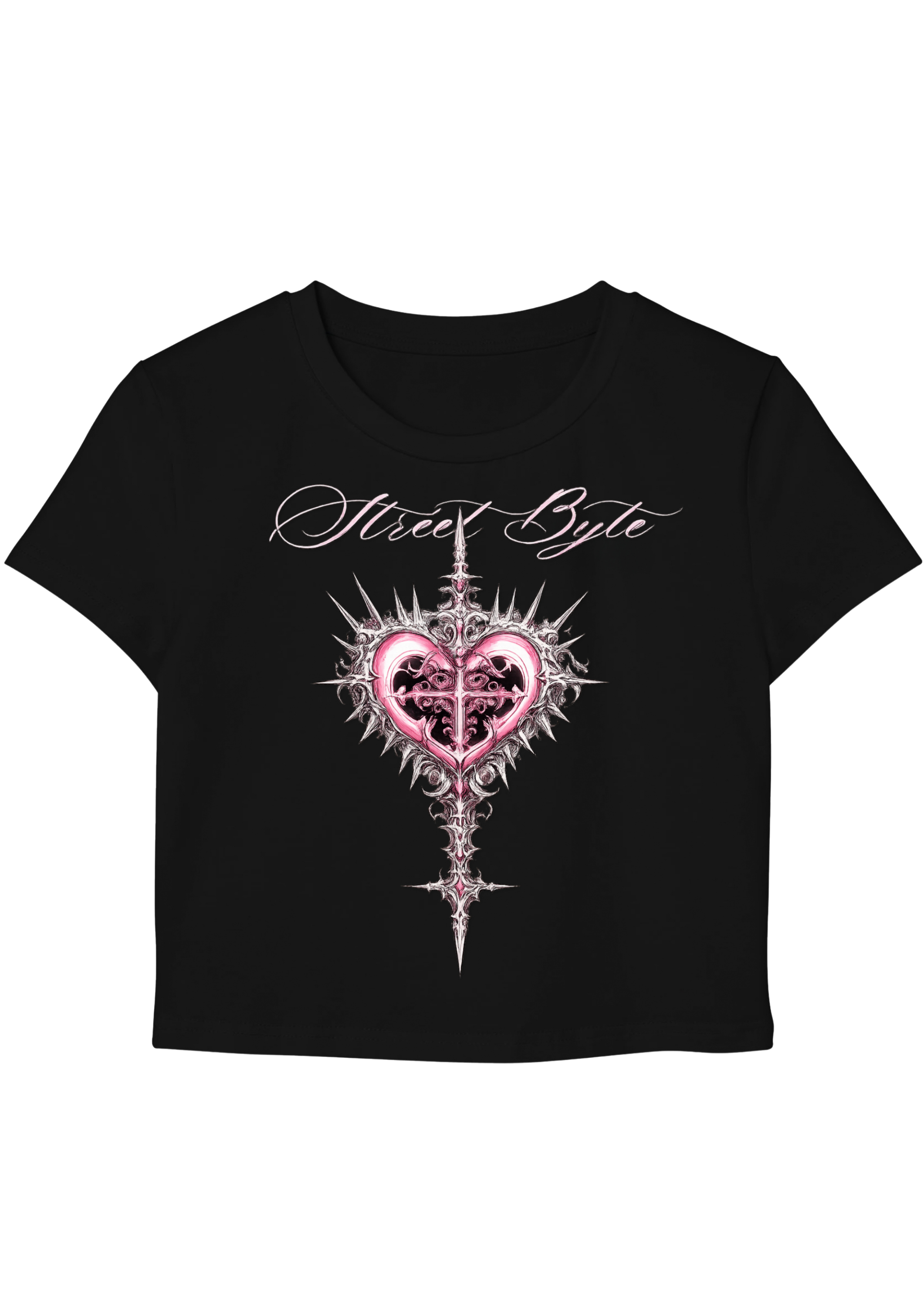 Sacred Heart Gothic Baby Tee