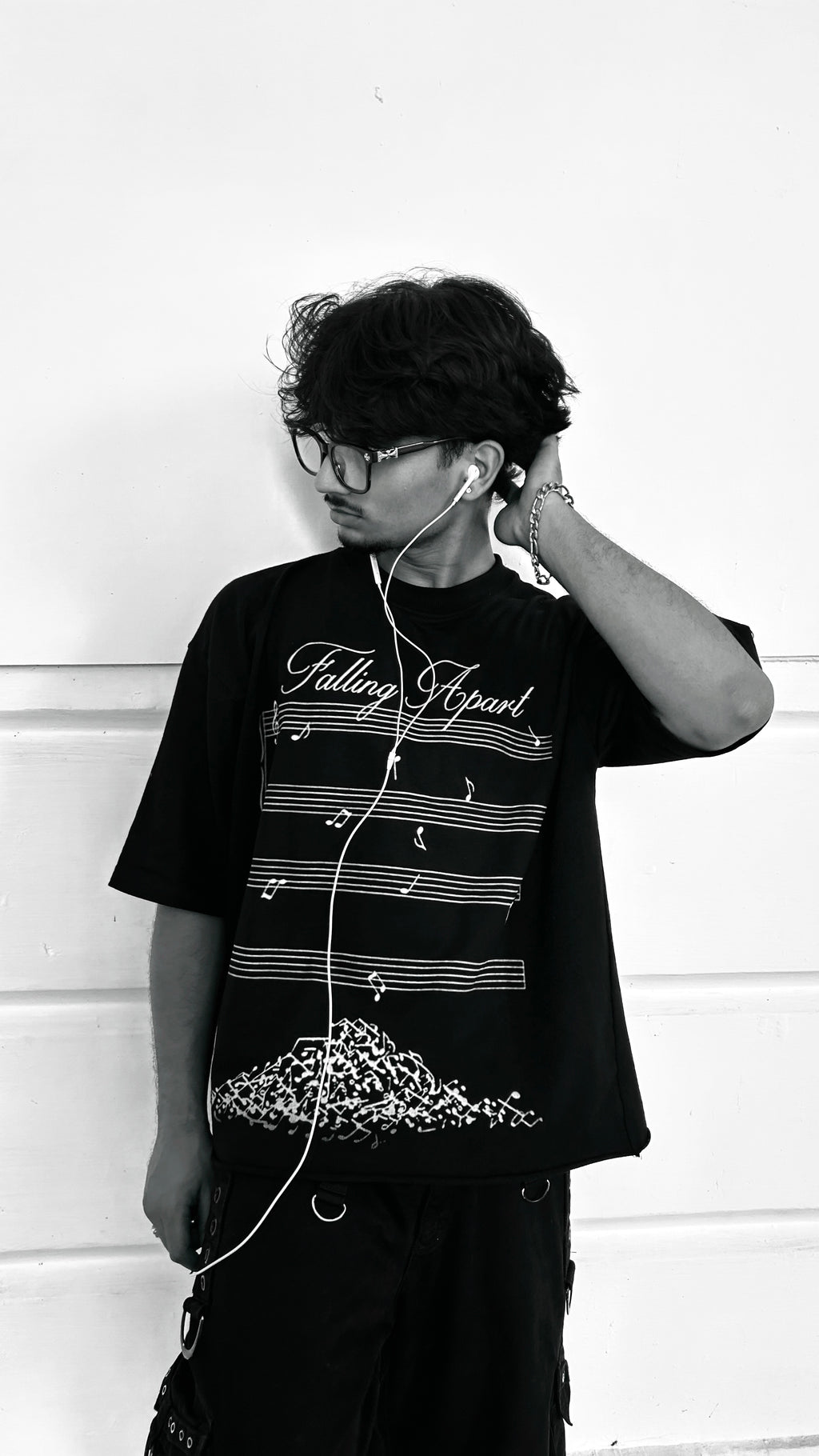 falling apart music tee