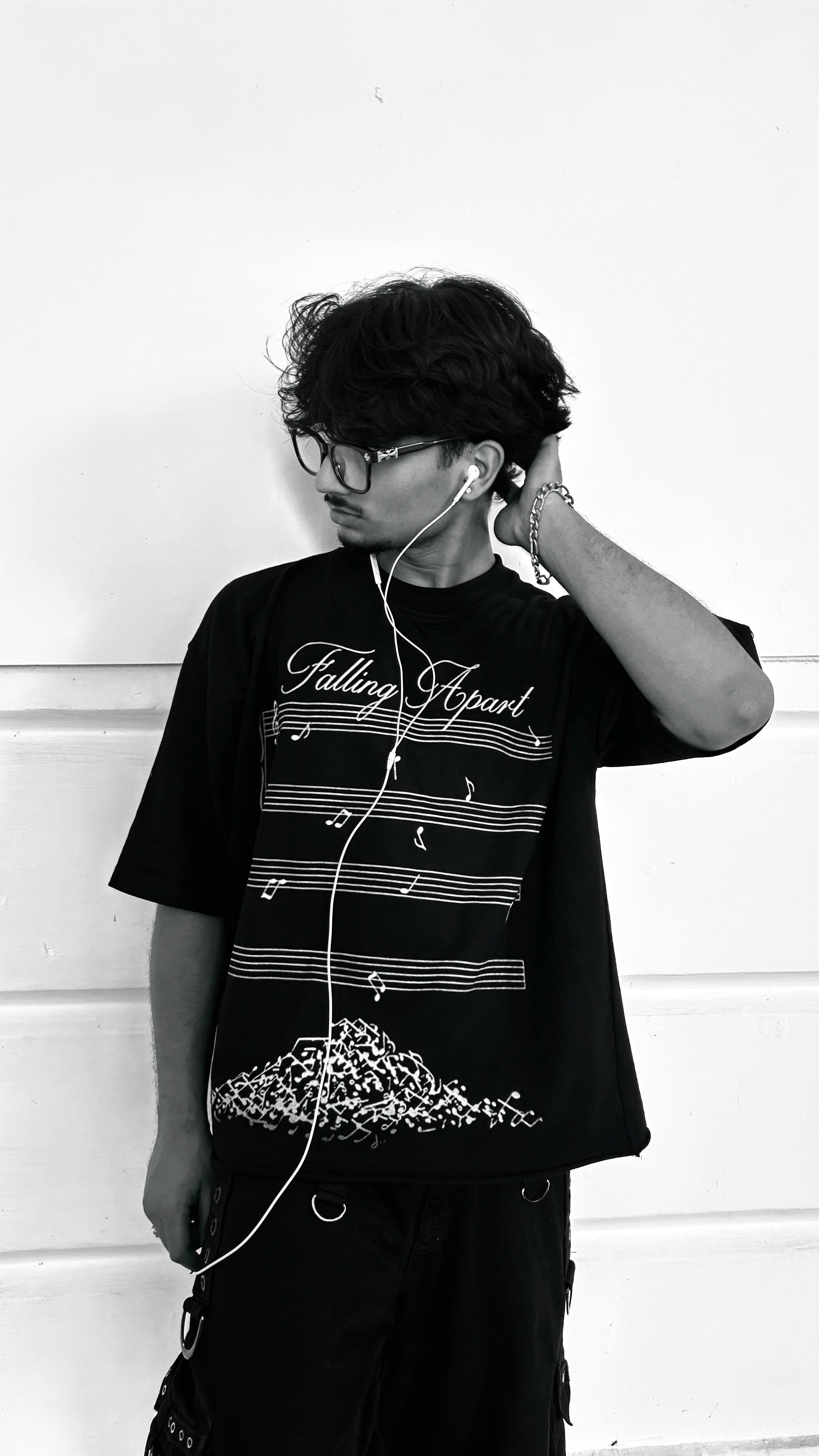 falling apart music tee