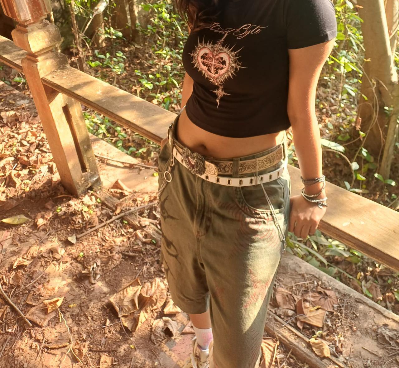 Sacred Heart Gothic Baby Tee