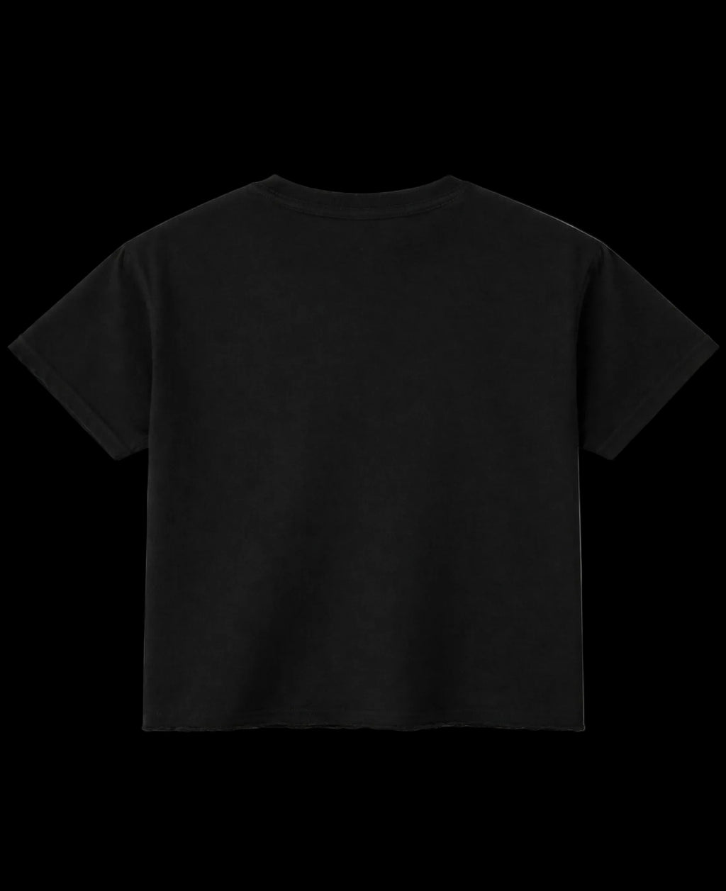 Black Boxy Fit T-shirt Back Design