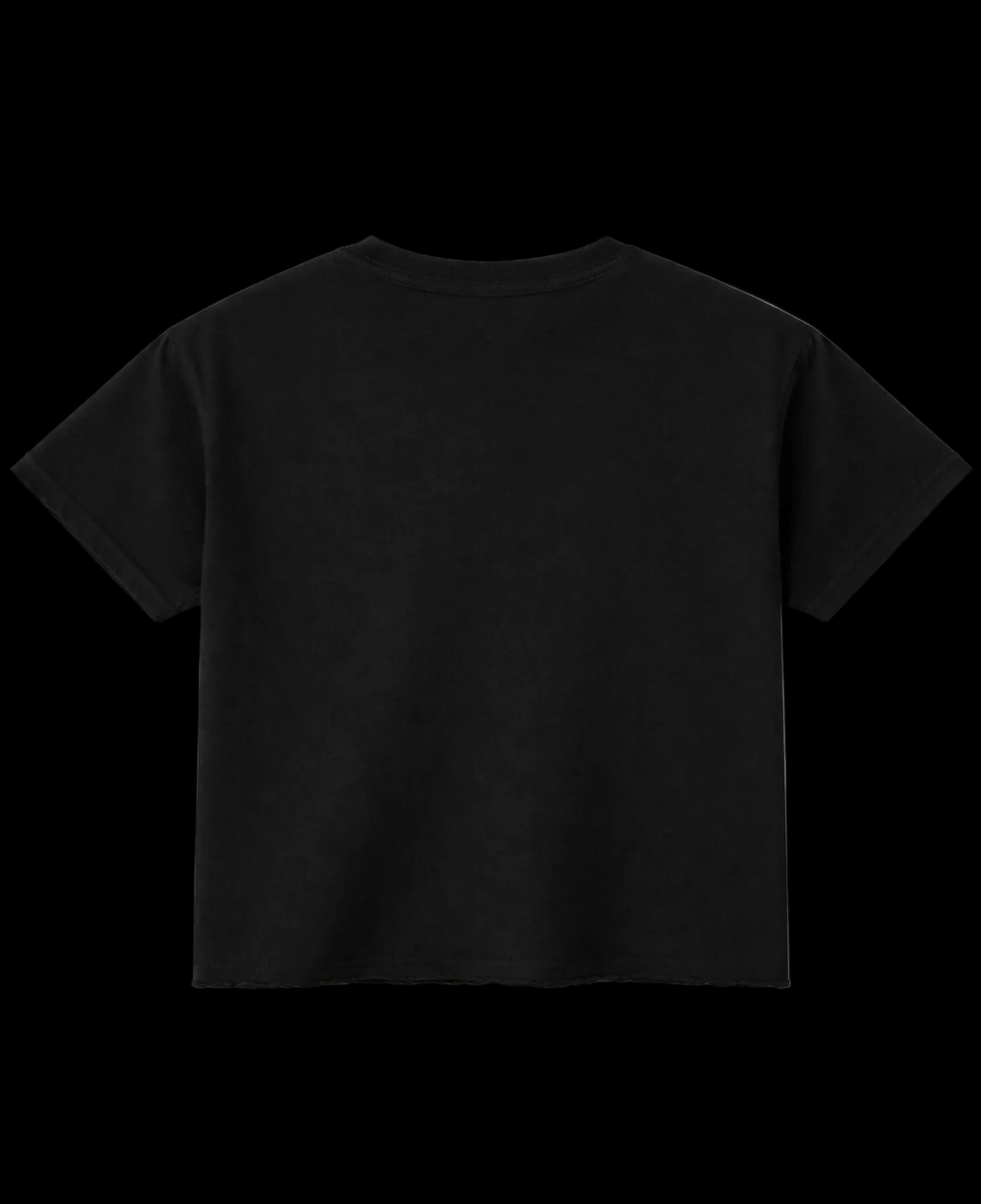 Black Boxy Fit T-shirt Back Design