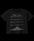 Black Boxy Fit T-shirt Front Design
