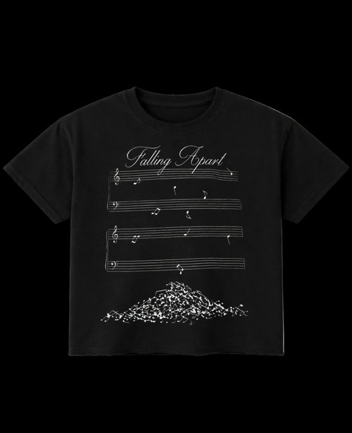 Black Boxy Fit T-shirt Front Design